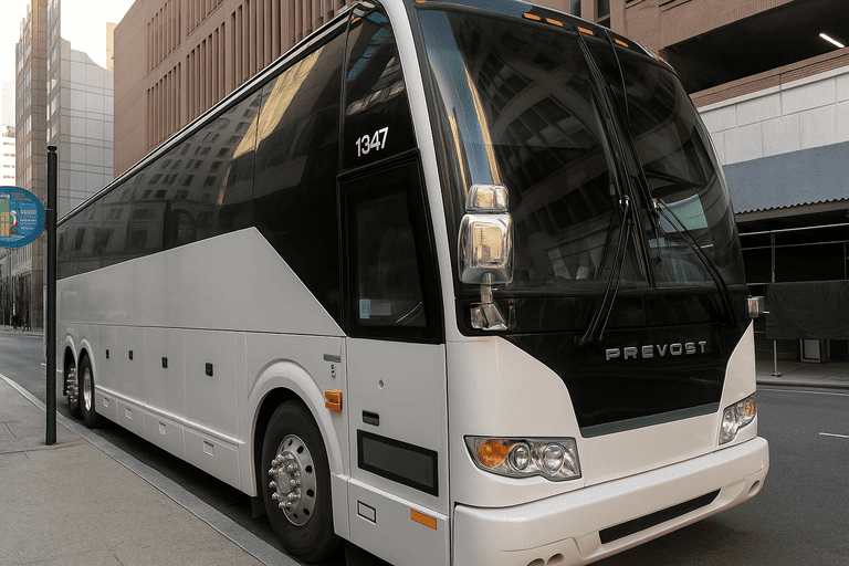 a Charter Bus Rental Waukesha coach bus