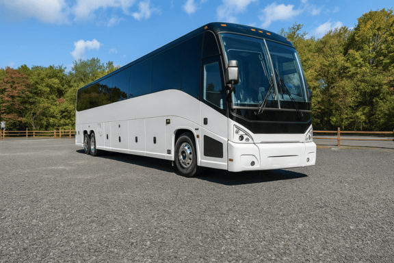 Charter Bus Rental Waukesha 56 Passenger Charter Bus
